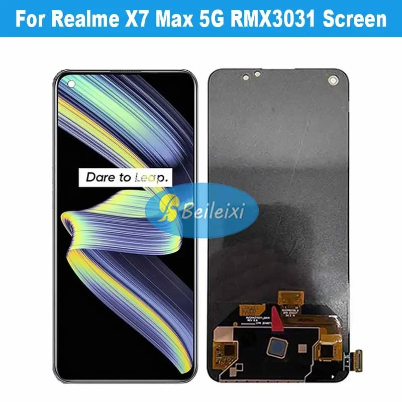 For Realme X7 Max 5G RMX3031 LCD Display Touch Screen Digitizer Assembly For X7 Max 5G 2021 LCD