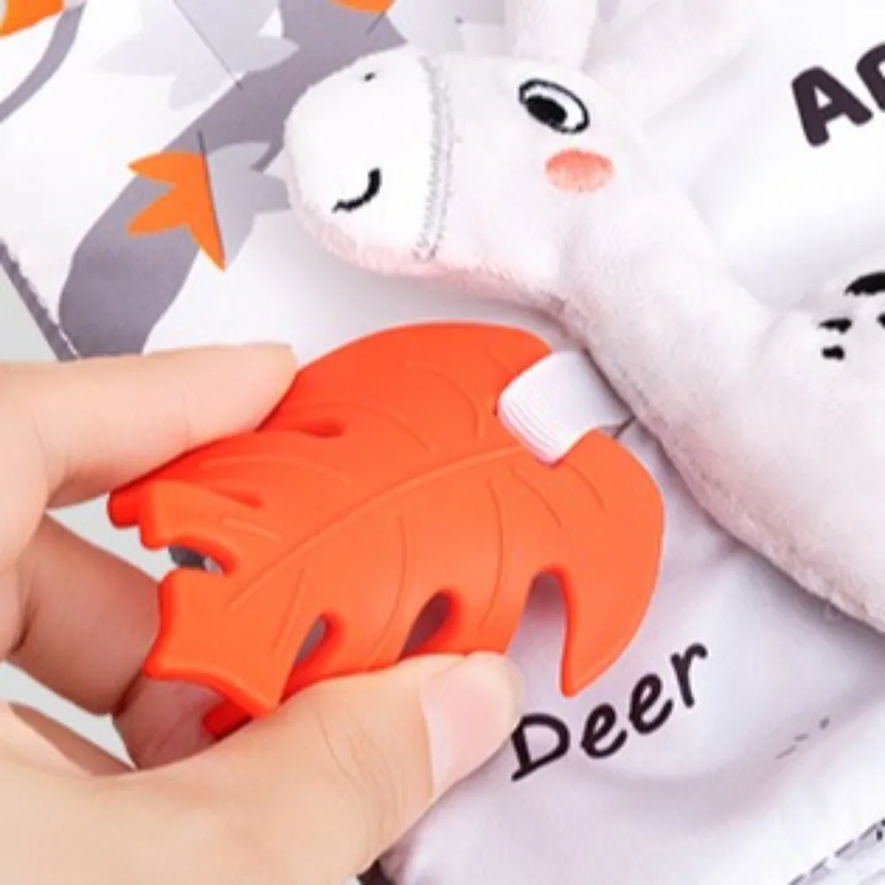 Not Be Torn Infant Baby Cloth Book High Contrast Animal Tails Quiet Cloth Book Toddler Toy Soft Soft Baby Books Tactile Training