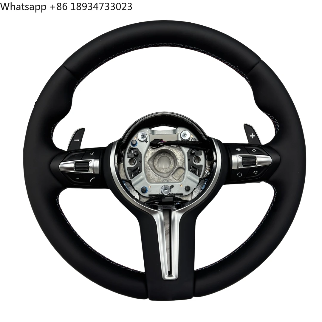 

High Quality Business Style Genuine Leather Steering Wheel for BMW E60 Leather Custom Steering Wheel