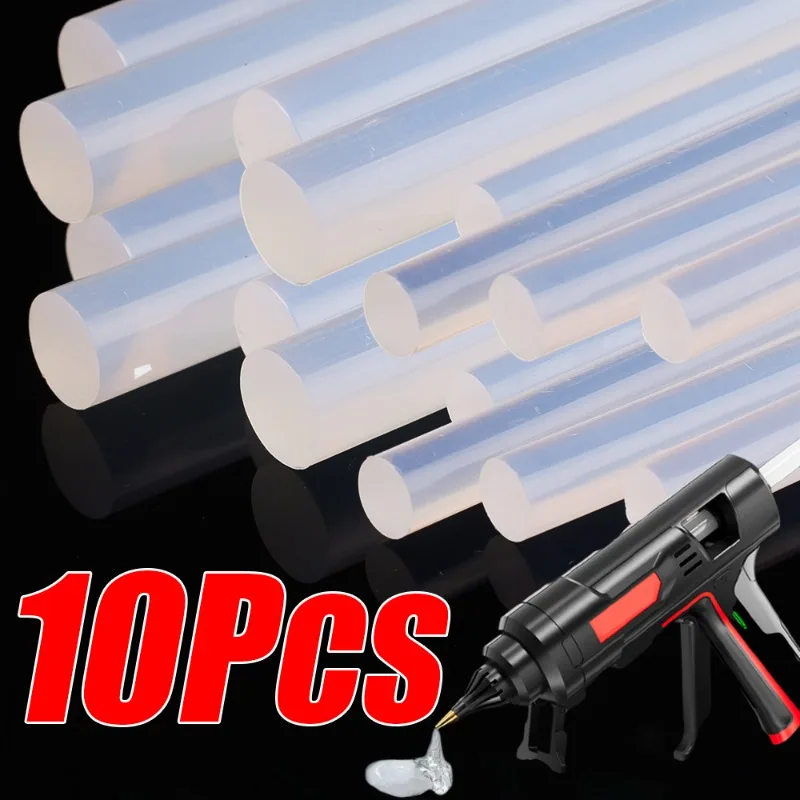 

1-10 шт., автомобильные безкрасочные клейкие палочки для ремонта вмятин, сильный клей, авто высокая вязкость, прозрачный термоплавкий клей, инструменты для ремонта