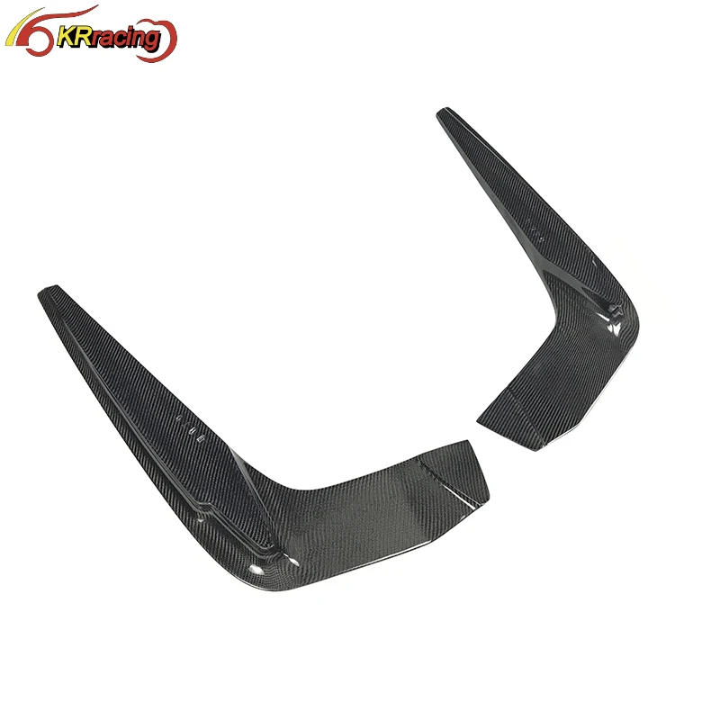 3D Design Style Carbon Fiber Rear Diffuser Lip Splitter Corner For BMW 5 Series G30 G38 M5 F90 2018-2019