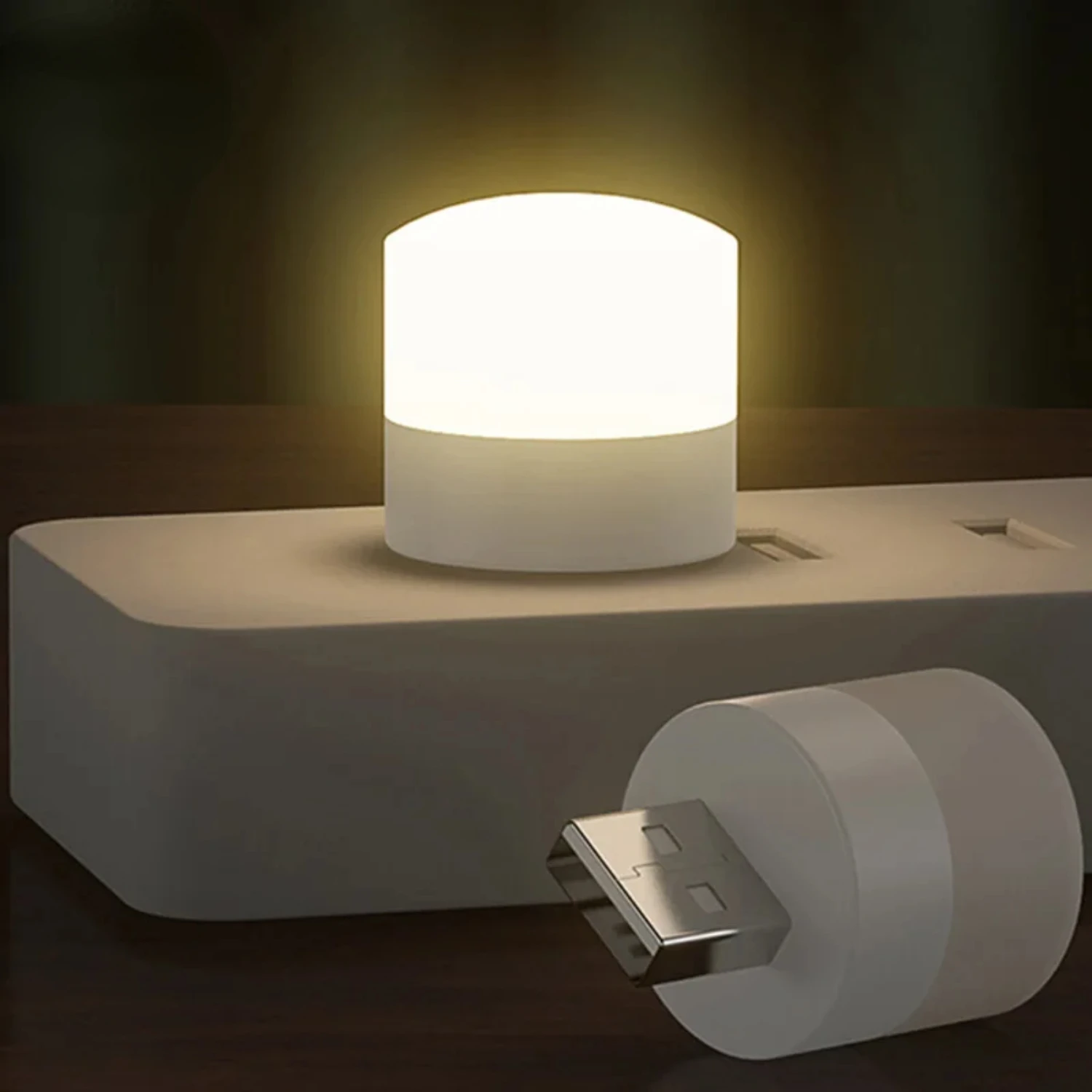 

Portable USB 5V LED Reading Lamp Mini Book Light Foldable Camping Night Lights Table Lamps Power Bank Notebook Laptop