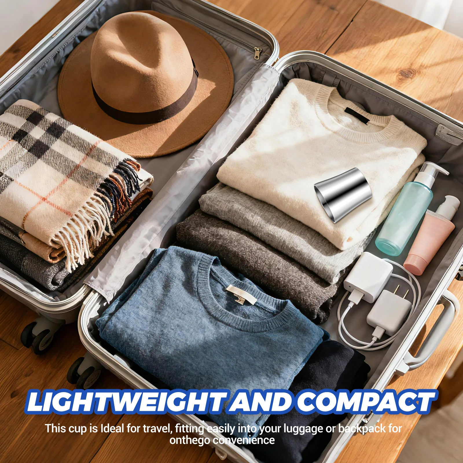 أكواب شرب معدنية من الفولاذ المقاوم للصدأ 180 مللي أكواب معزولة قابلة للتكديس للسفر والتخييم والحمام كوب تخزين فرشاة الأسنان