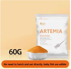 Aquarium Tropic Fish Food Feeding Baby Fishes Artemia Shelling Eggs Brine Shrimp Shelling Egg decapsulated off-shell artemia