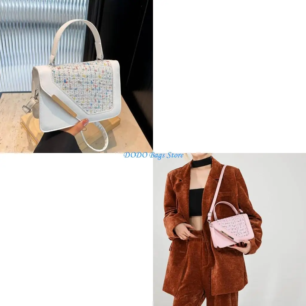 

Стильная квадратная сумка через плечо из искусственной кожи. Роскошная сумочка через плечо, придающая нотку ретро-шарма любому