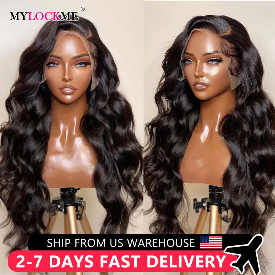 13x4 Lace Frontal Wig Brazilian Body Wave 13x6 Transparent Lace Front Human Hair Wigs Pre Plucked 4x4 Lace Closure For Women