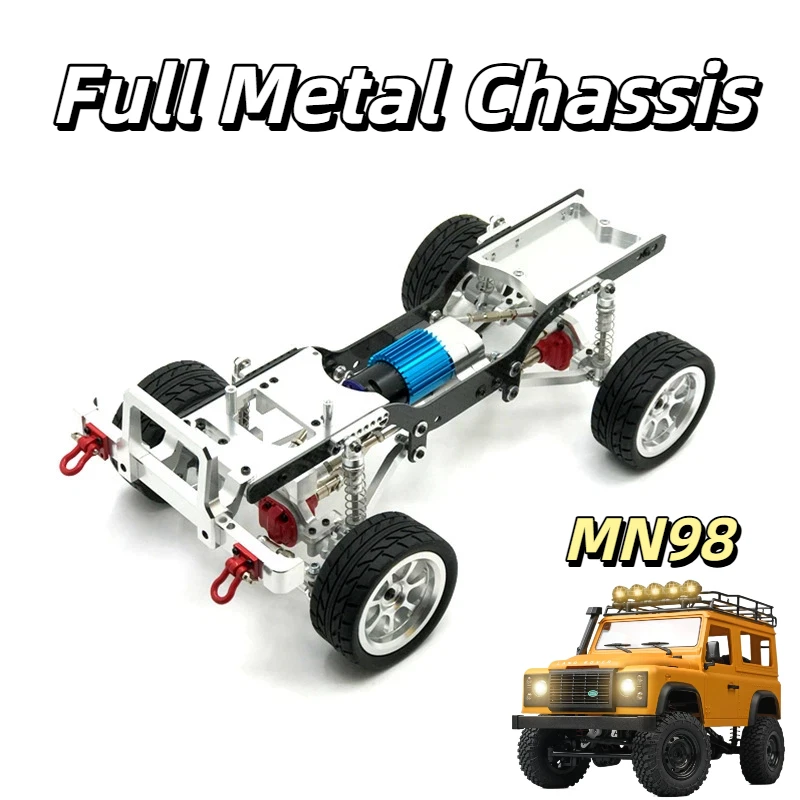MN Metal Upgraded Rc Car Chassis For 1 12 Scale D90 D91 D96 Mn98 99s Aluminum Alloy Rc Car Modified Accessories In Stock