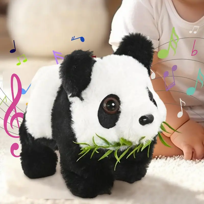 Panda Stuffed Animal Electronic Plush Toys With Sounds And Movements Dancing Panda Plush Interactive Toy for Children Gifts