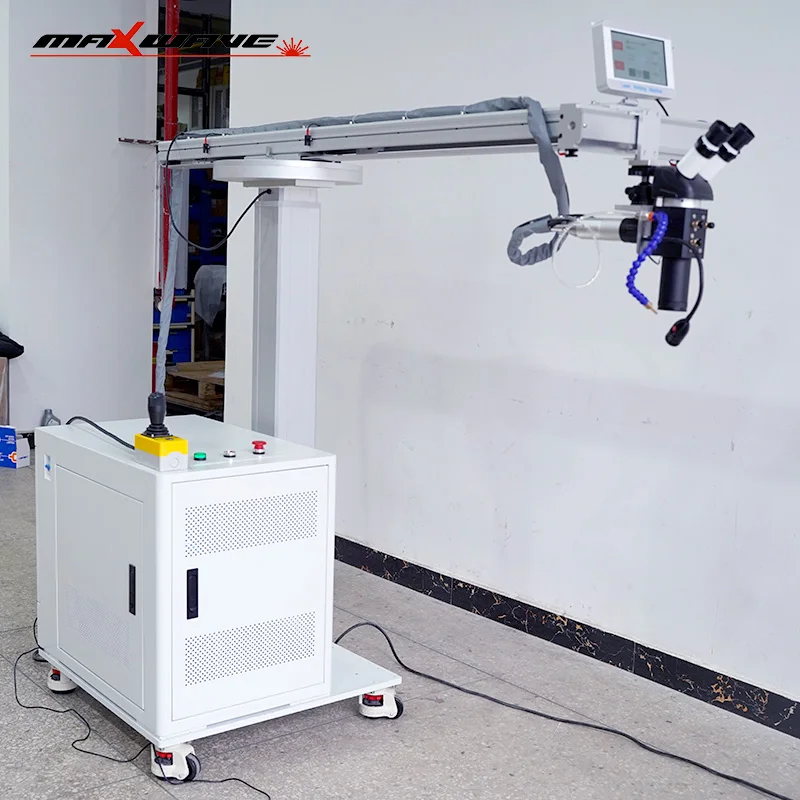 

Fiber Laser Welding Machine Maxwave Precision Mold Welder 200W 300W 500W QCW Pulsed Fiber Laser Simple Operation
