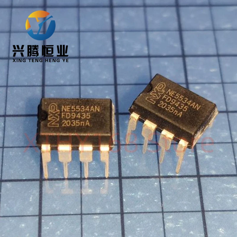 10PCS/lot New OriginaI NE5534AN NE5534ANG or NE5534N NE5534NG NE5534 DIP-8 Low noise op amp