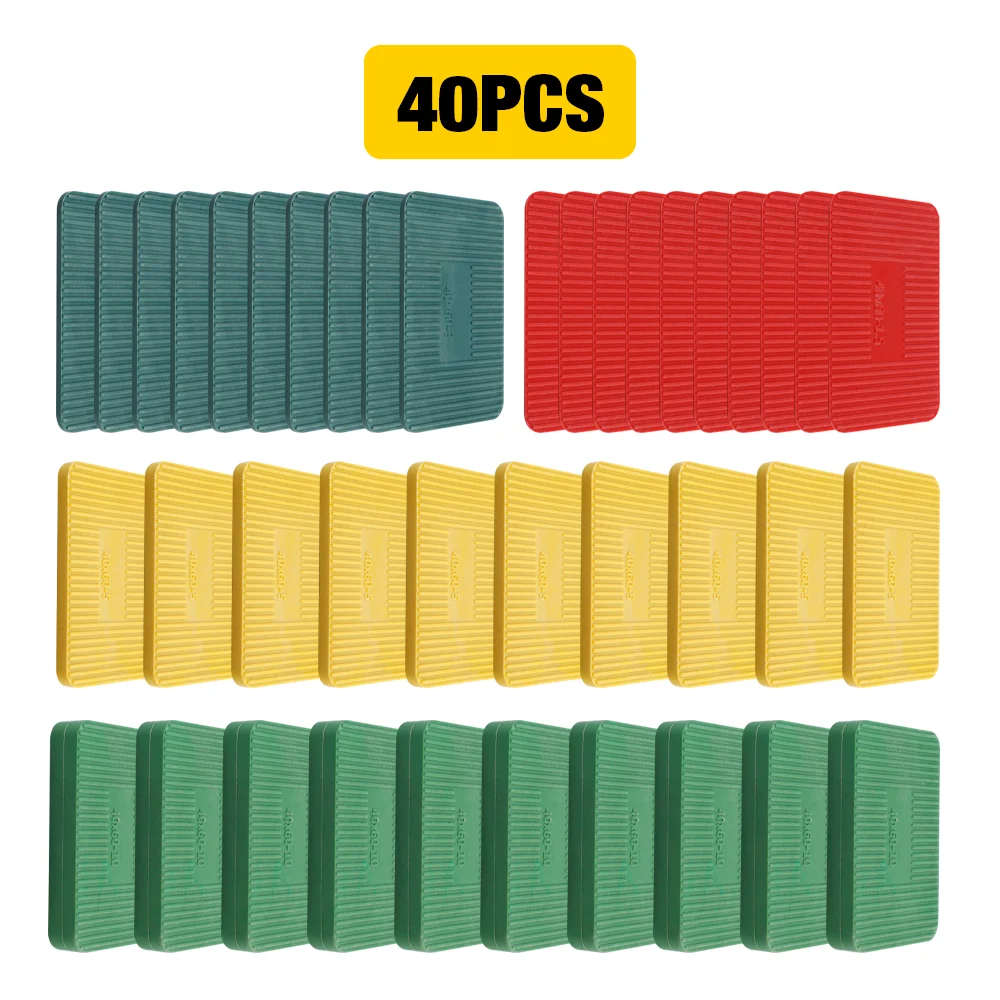 Paquets de 40/80 pièces de joints en plastique pour faciliter l'installation des cadres de portes et
