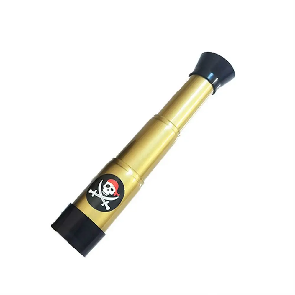 Halloween Pirate Telescopes Monoculars Collapsible Children Telescope Plastic Apparel Plaything Pirate Spyglass Kids Toys