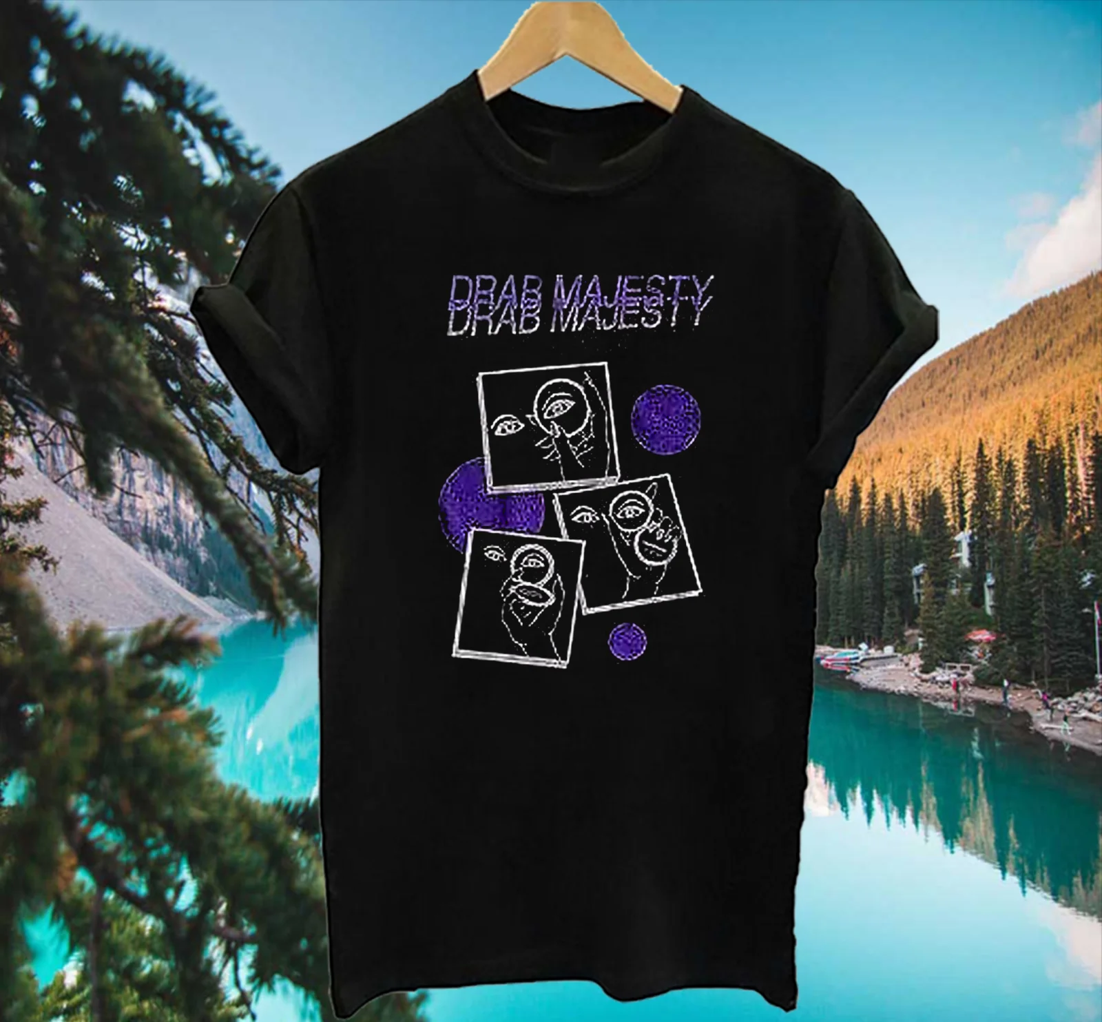 Drab Majesty T Shirt Short Sleeve S-5XL Black Men Gifl For Fan EE1357