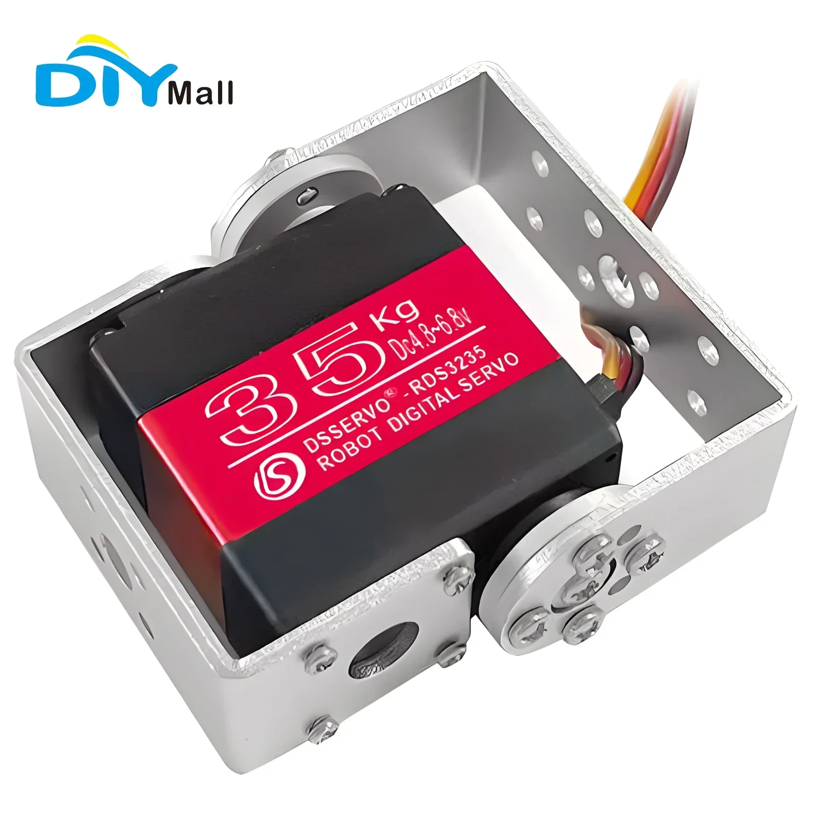 35kg RDS3235 digital metal gear coreless servo motor suitable for remote control robots, cars, trucks, boats 180/270/360 degrees