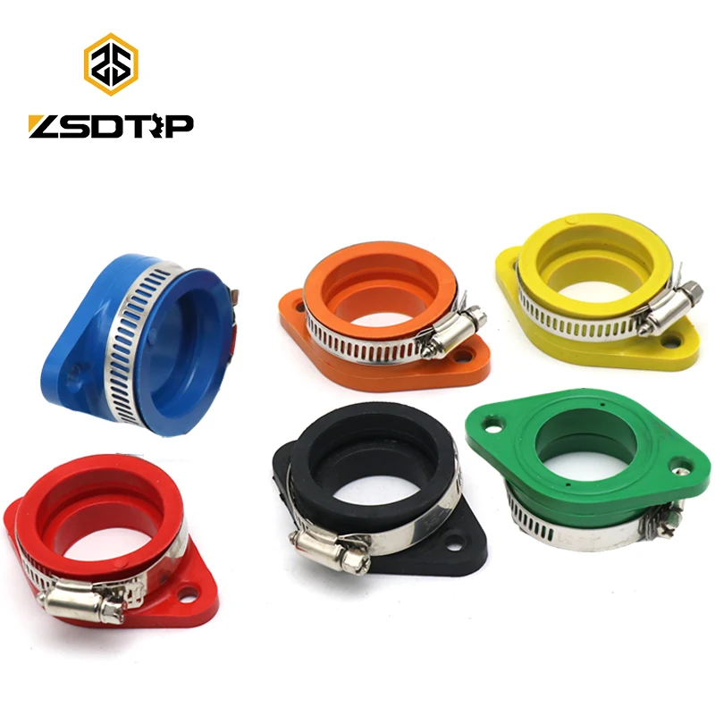 ZSDTRP Motorcycle Carburetor Adapter 28 30mm  Manifold Boot For PWK PE TM Carburetor Manifold Intake