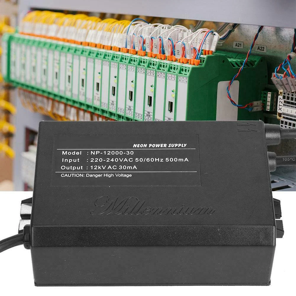 

Электронный трансформатор для неоновых вывесок Y43A-1Pc, блок питания P-12000-30, 12 кВ, 30 мА