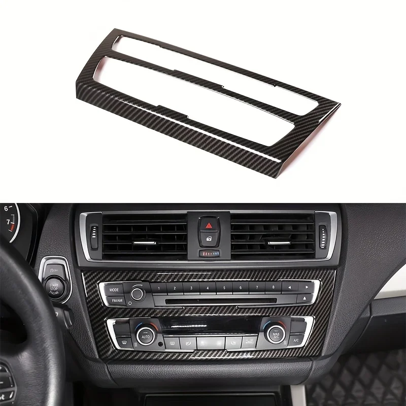 

Подходит для использования12-18Стиль для bmw F20 F21 F22 F23 F45 F46Центральное управление Кнопка режима кондиционера Рамка ABSCar Интерьер Modi