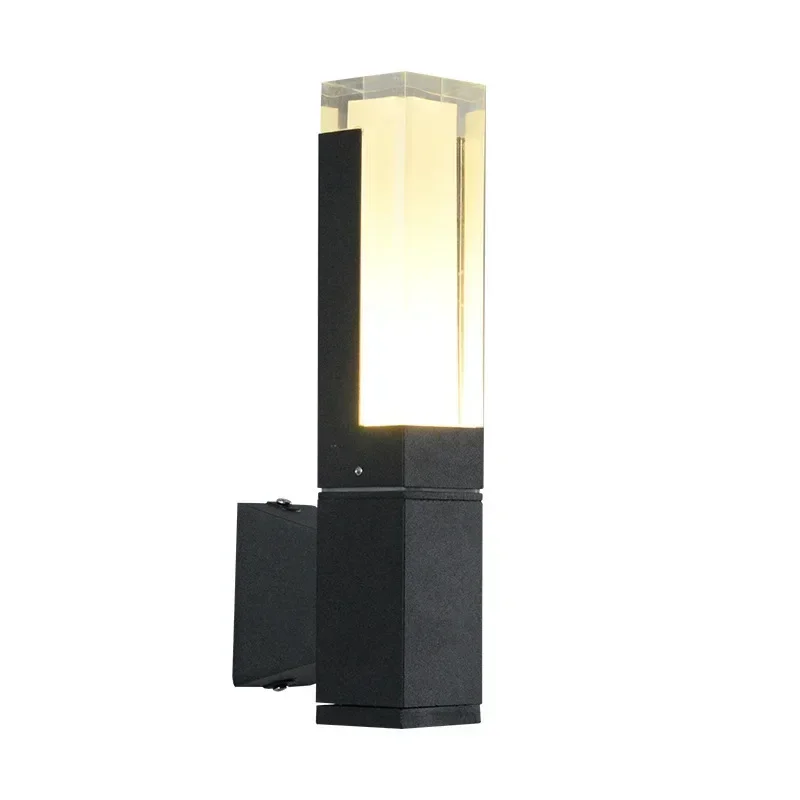 Human body induction Outdoor LED Wall Lamp Waterproof Garden Porch Wall Sconces Villa Hotel Courtyard Aisle Corridor Wall Lamp