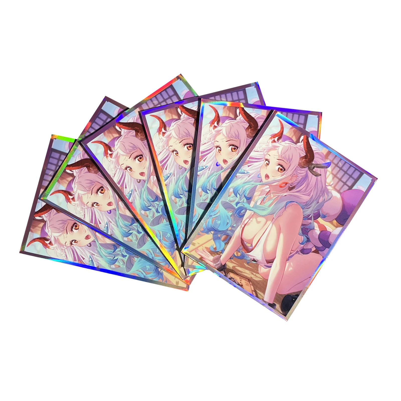 60PCS 67x92mm Anime Card Sleeves Perfect Fit MTG/PKM Toploading Trading Card Protector for PTCG/Photocards