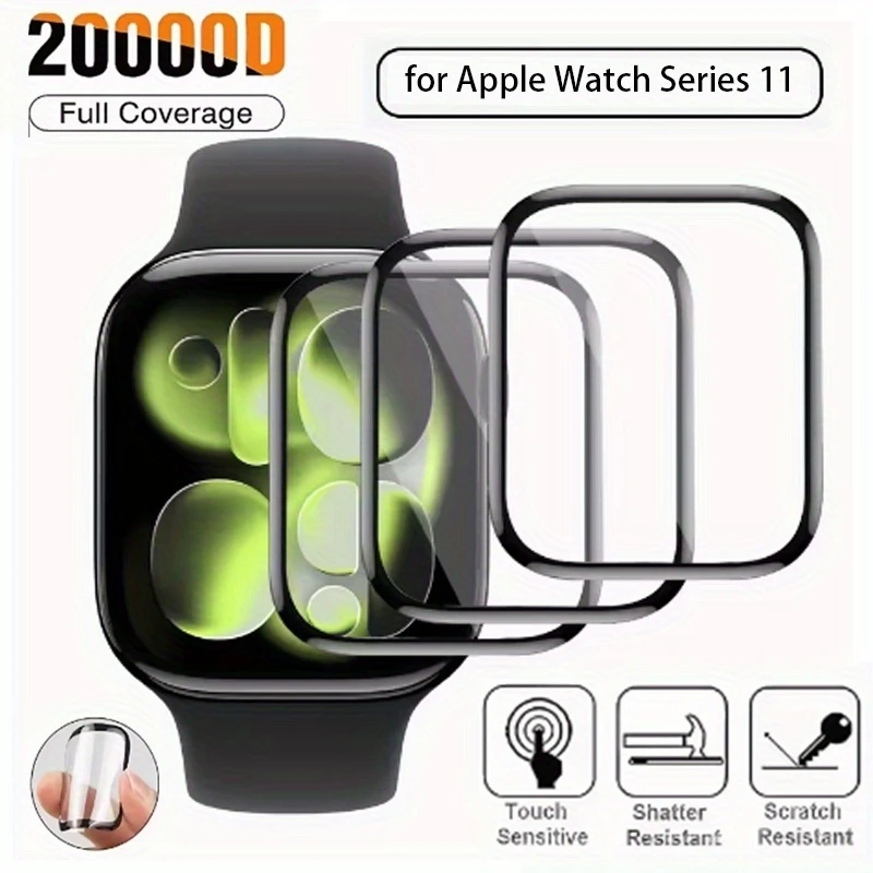 5PCS Displayschutzfolie für Apple Watch 10 9 8 7 6 5 11 40MM 41MM 42MM 44MM 45MM 46MM Keramikfolie für IWatch Ultra 49MM Nicht Glas