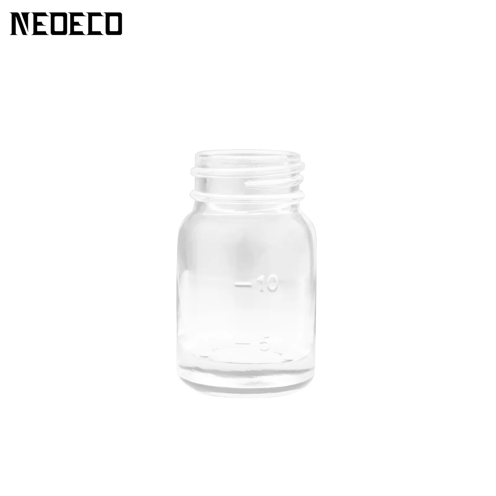 1pcs 3pcs Glass Bottle Jar With Rubber Cap for NCT-170 Airbrush Kit Replacement Pot