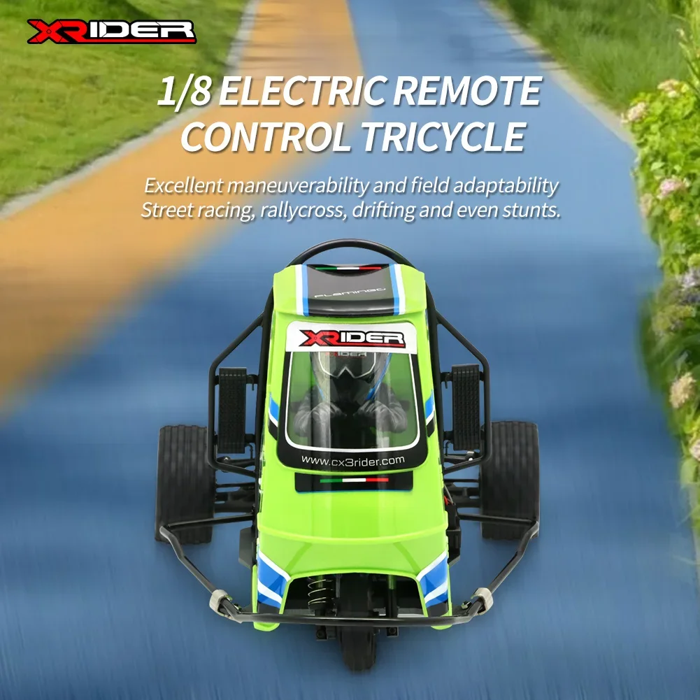RC Car 2.4G X-Rider 1/8 Piaggio Ape 1:8 2WD Drift Cars RTR Off-road Remote Control Car