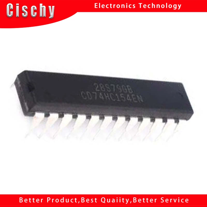 1 pçs/lote 74HC154 CD74HC154EN DIP24