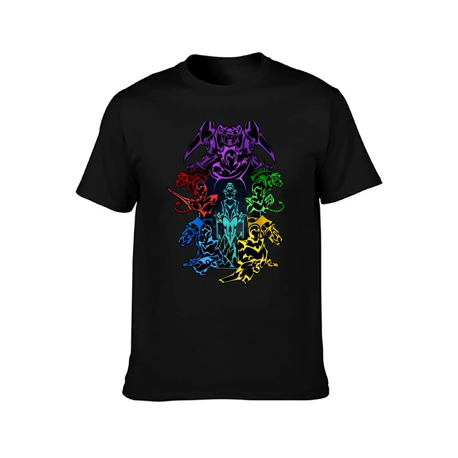 Legendary Defenders T-Shirt, Summer Casual Cotton Tee, Oversized Streetwear Tops, Vintage Graphic Print, Loose Fit Short Sleeve