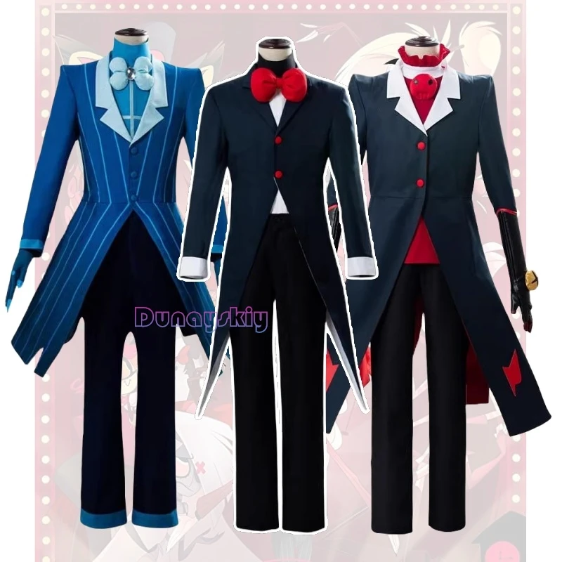 Alastor Cosplay Costume Clothes Uniform Blitz Performance Dress Suit Daily Outfit Halloween Party Costume Demon