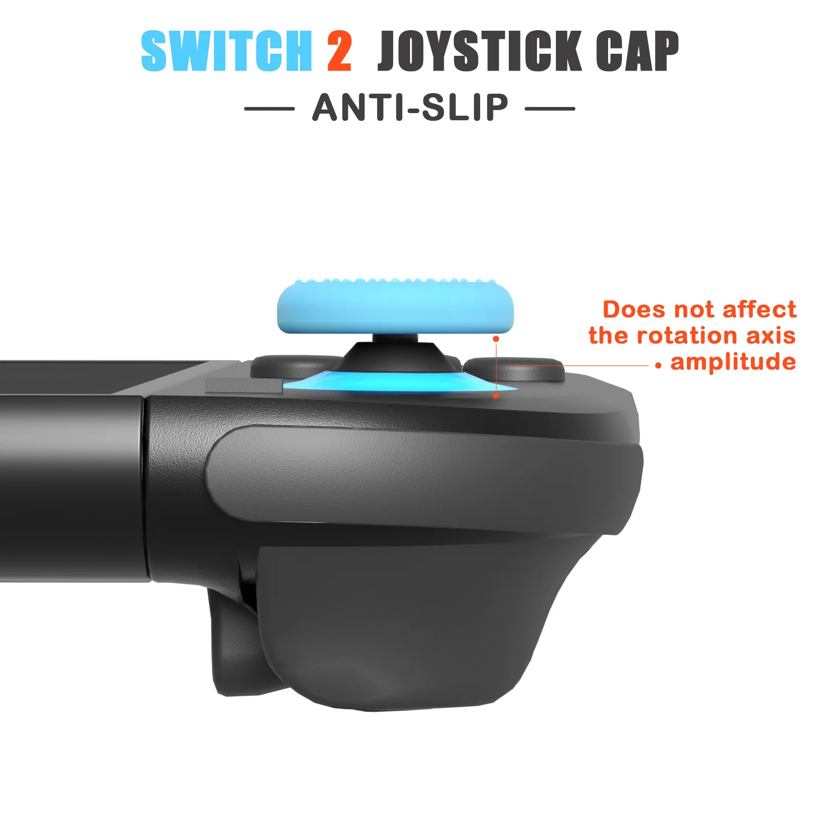 Left and right handle rocker cap For Nintendo Switch 2 rocker cap Rocker 3D non-slip button cap