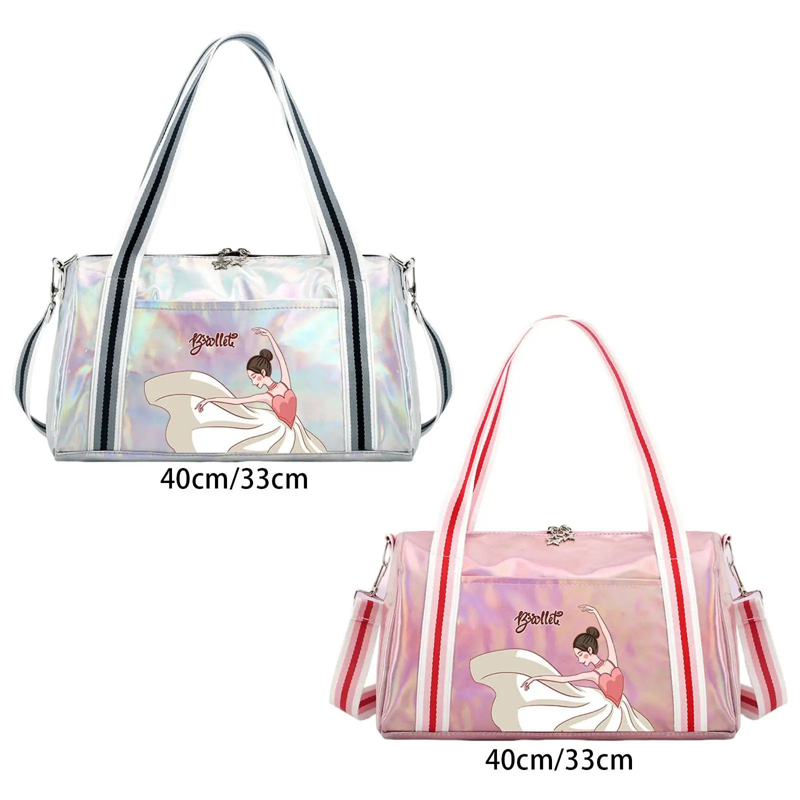 Women Dance Bag Portable Multifunction Duffle Bag for Gym Dance Airplane