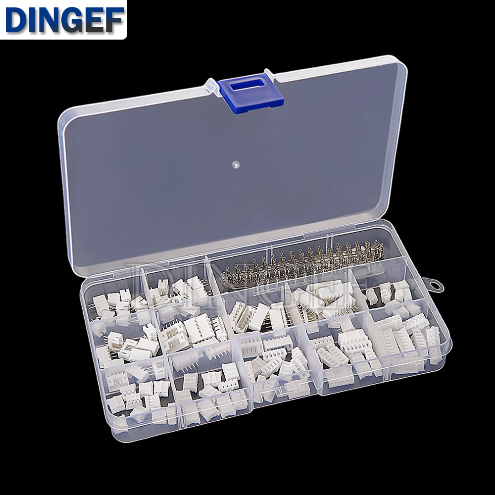 220PCS PH2.0 JST Male Female Plug Socket PH 2.0mm Connector kit Straight Pin Terminals 2P 3P 4P 5P 6P 8P Pitch 2.0mm view 6