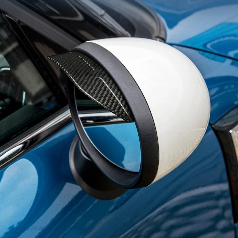 

Car Rearview Mirror Rain Eyebrow Cover Sticker For MINI COOPER F56 R56 F55 5 DOOR CABRIO F60 R60 COUNTRYMAN R55 F54 CLUBMAN R50