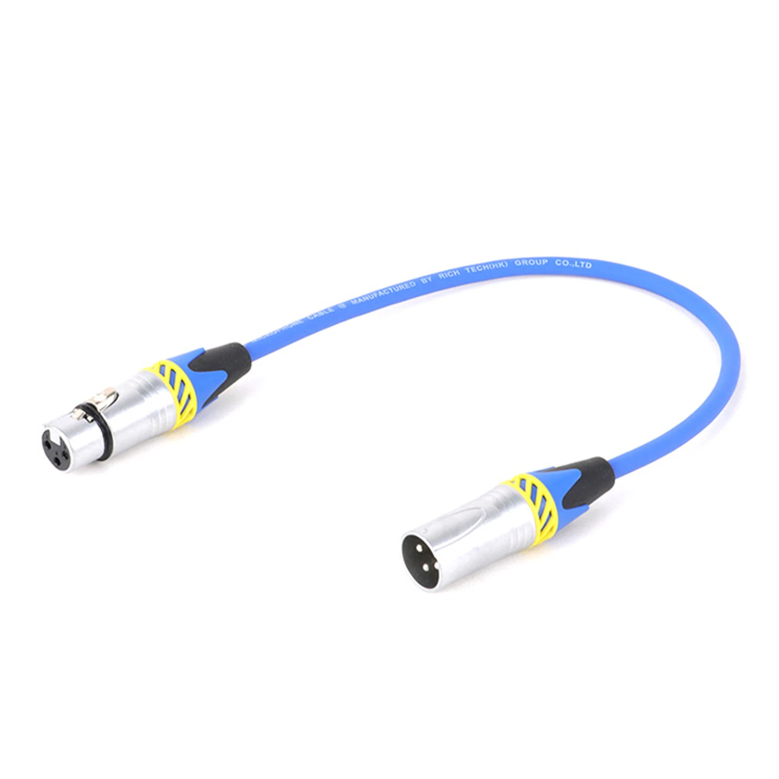 Microphone Cable XLR to XLR Patch Cable, 3Pin XLR Male to Female Mic Colorful Cable Patch Cord with Oxygen-Free Copper 0.3-15M