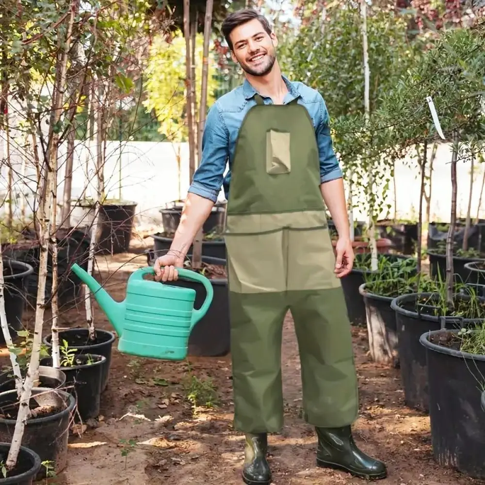 Gardening Leg Guard Apron Waterproof Oxford Work Gear Multi Pocket Utility Organizer For Pruning Weeding Garden Tools