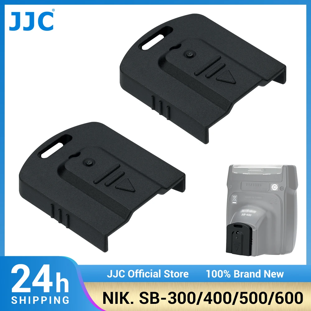 

JJC 1/2 PCS Hot Shoe Cover Contact Protector ABS Flash Light Cap Compatible with Nikon Speedlight SB-300 SB-400 SB-500 SB-600