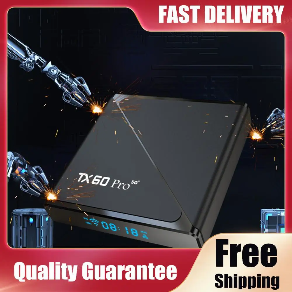 

ТВ-приставка Android 10 Smart TV Box 14K с поддержкой двухдиапазонного Wi-Fi 2.4G/5G, медиаплеер, Android Box