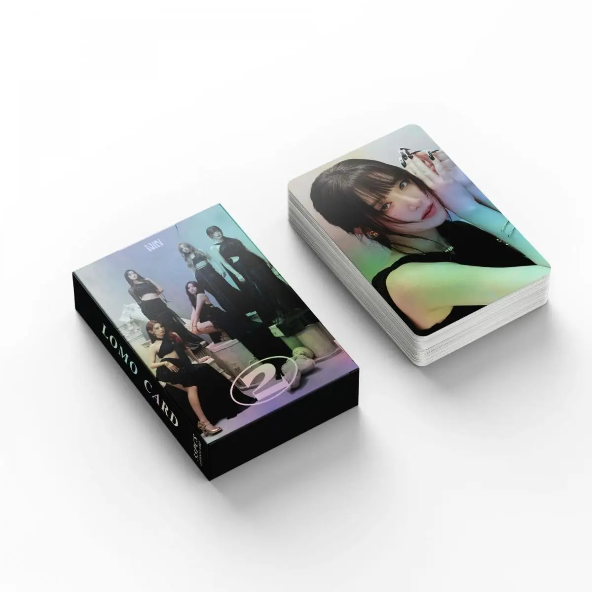 KAZUO-Super Lady Cartão Laser Holográfico, K-pop Photocards, Série de Cartões Postais, G I-DLE, 55 pcs