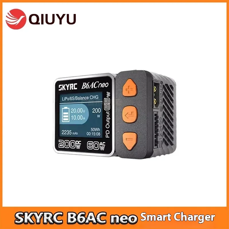 

Умное зарядное устройство Skyrc B6ac Neo Dc200w Ac60w 1a-10a