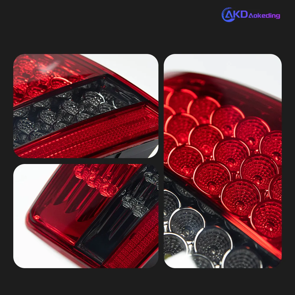AKD Taillight For A6L A6 2005-2008 Tail Lights Styling Tail Light LED DRL Running Signal Brake Back Parking Lighthouse Facelift
