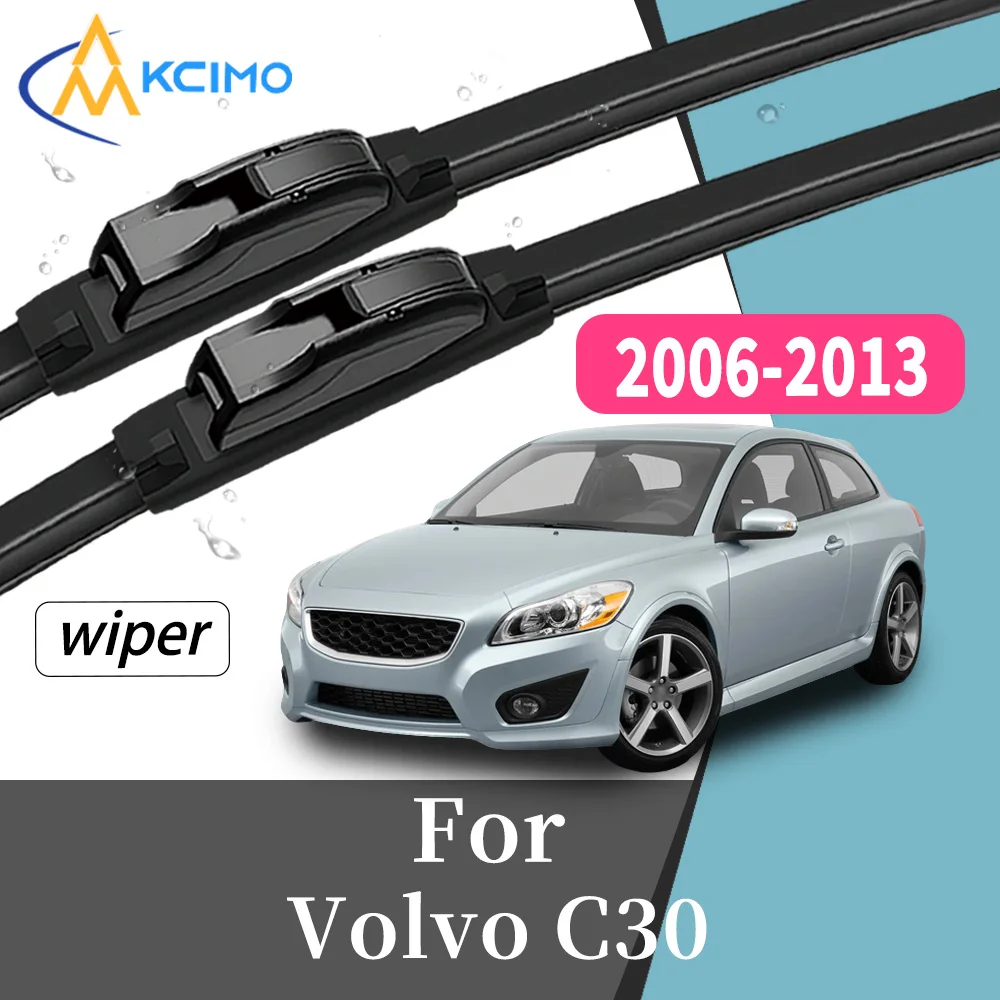 

2Pcs High Performance Front Windscreen Wiper Blades For Volvo C30 2006-2013 Long Lifespan Windshield Replacement Kit