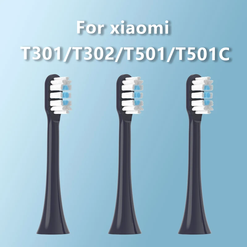 Compatible With Replacement Toothbrush Heads Compatible With Xiaomi T301/T302/T501/T501C Sonic Electric Vacuum Toothbrush Sof