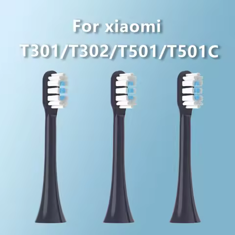 Compatible With Replacement Toothbrush Heads Compatible With Xiaomi T301/T302/T501/T501C Sonic Electric Vacuum Toothbrush Sof