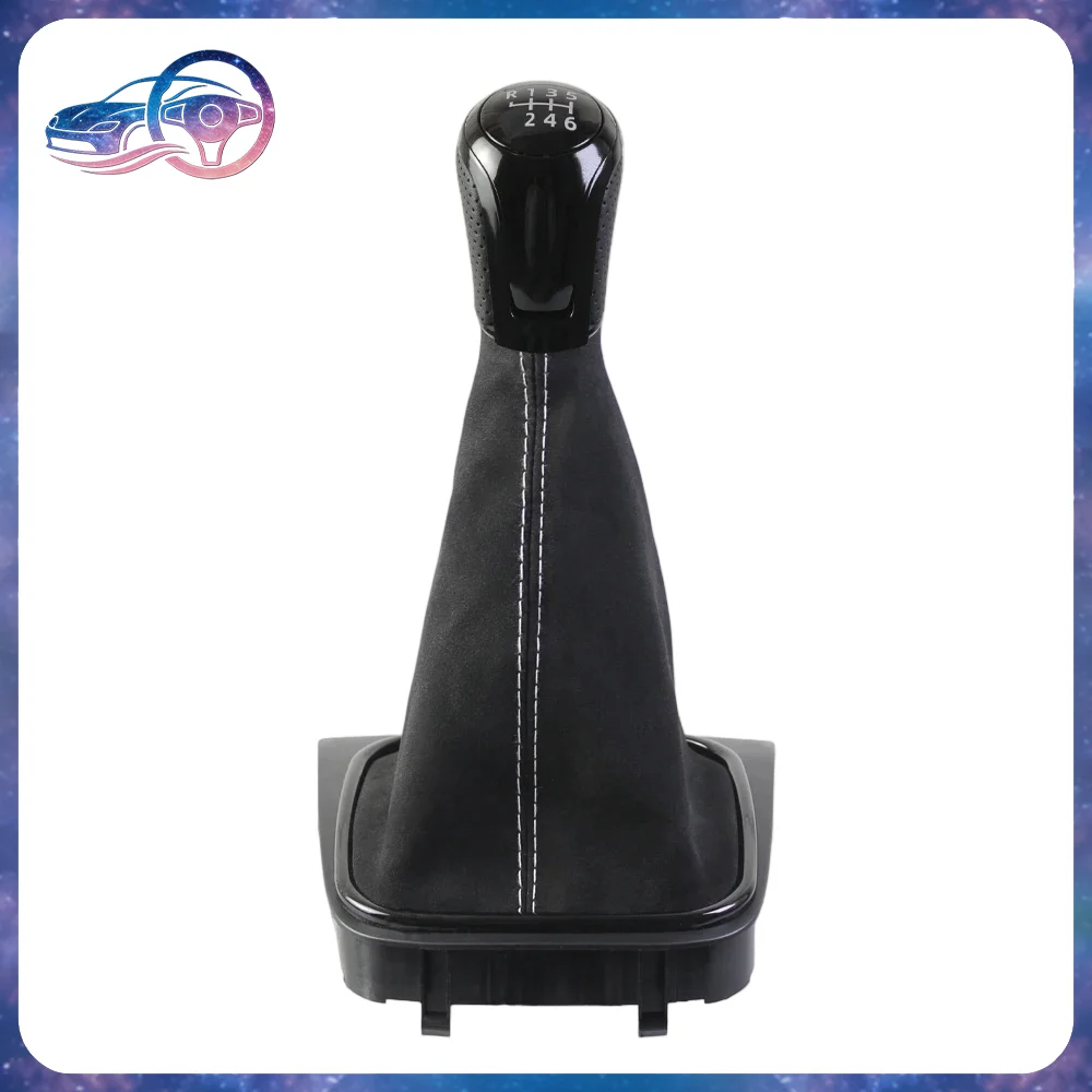 5/6 Speed For Golf 5 MK5 Golf 6 MK6 For Jetta MK3 SCIROCCO III 137 138 EOS 1F7 1F8 Car Gear Shift Knob with Gaiter Boot
