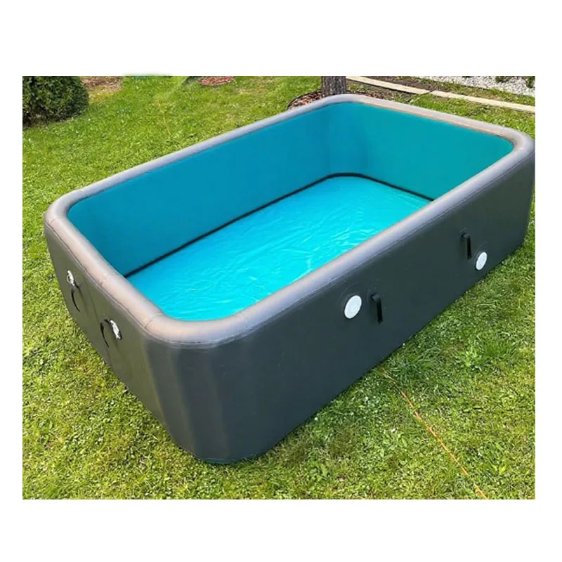 

Custom Logo Ice Bath Recycling Portable Cold Therapy Bath Pool Drop Needle Pool Outdoor Inflatable Swimming Pool