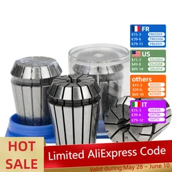 1/5pcs ER25 ER32 0.008 1MM 7.5MM 16MM 20MM Spring Collet High Precision Collet Set For CNC Engraving Machine Lathe Mill Tool