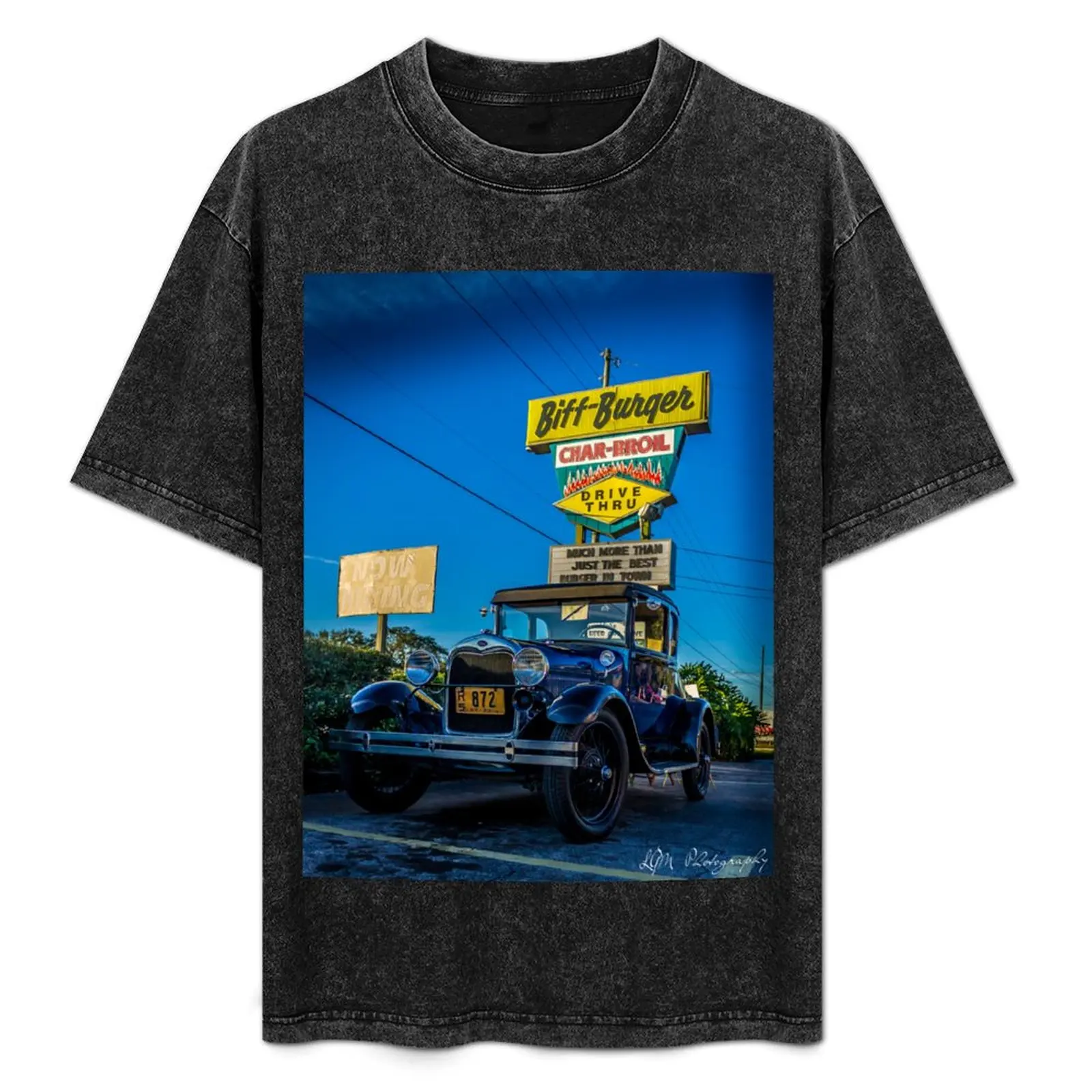 

Biff Burger Car Show T-Shirt man clothes clothes men t shirts