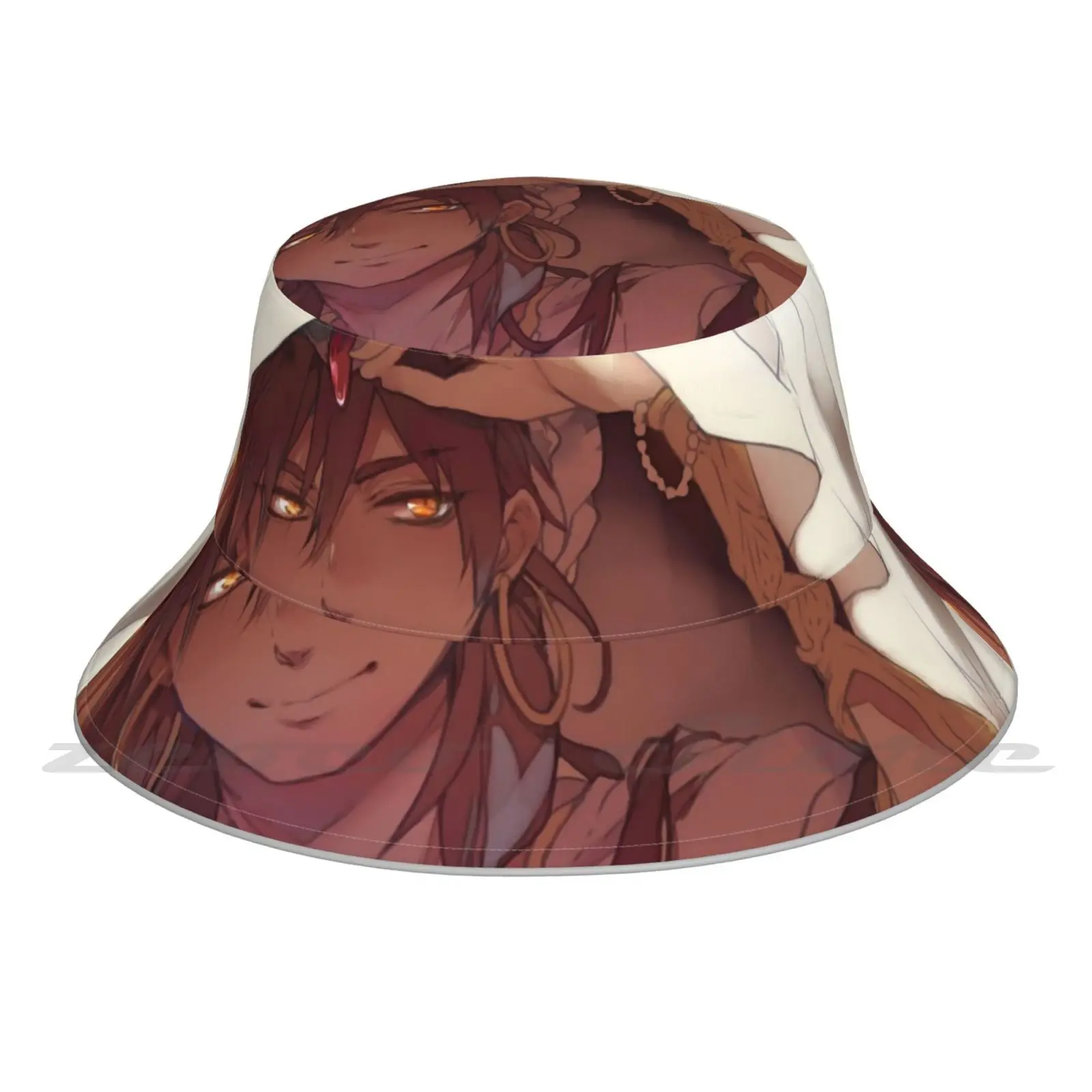 Cap Diy Foldable Sunshade Fashion Leisure Bucket Hat Magi Anime The Labyrith The Labyrinth Of Magic King King Of The Seven Seas