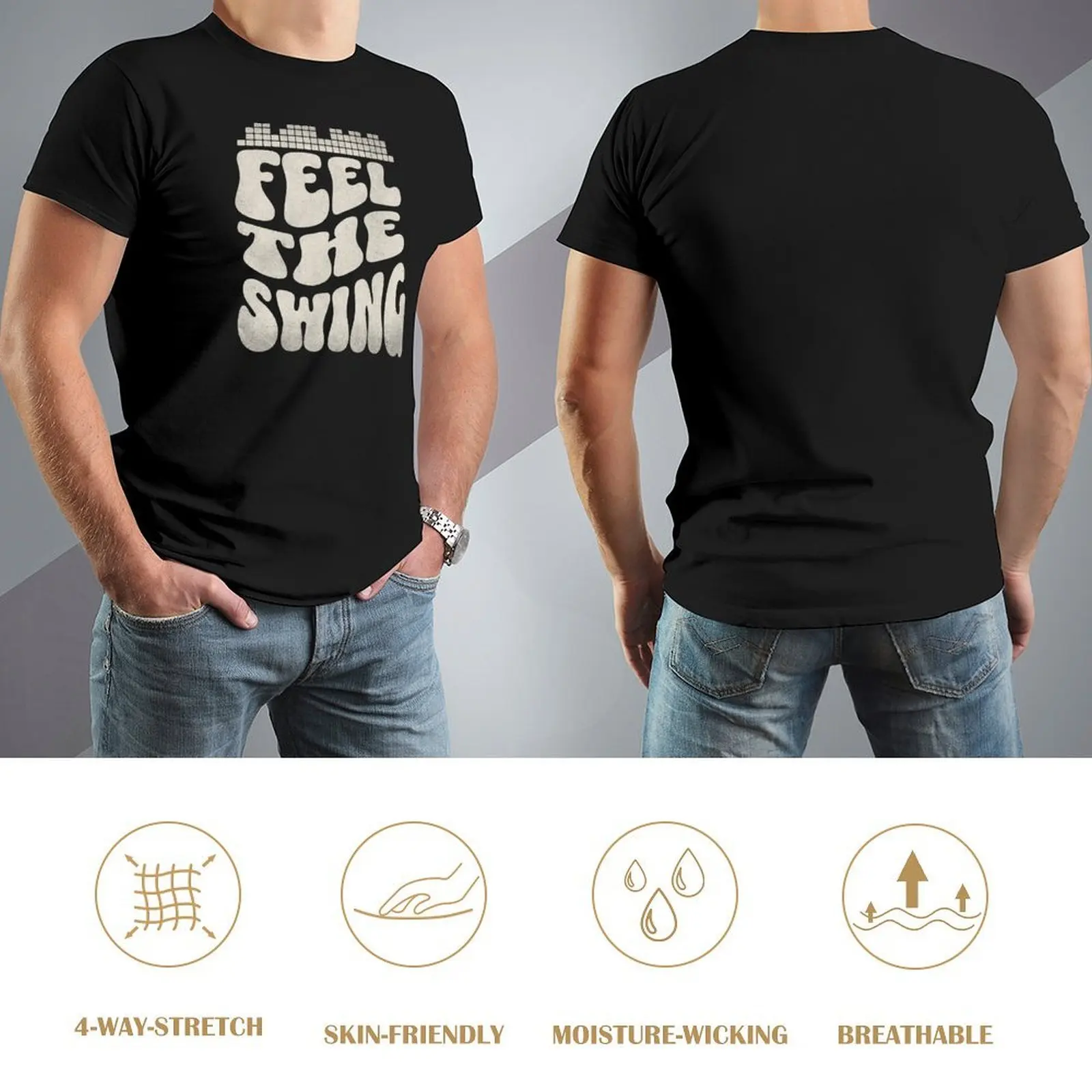 Lindy Hop Swing Dance Dancing Gift 40s 50s T-Shirt graphics kawaii clothes T-shirts oversize mens cotton t shirts