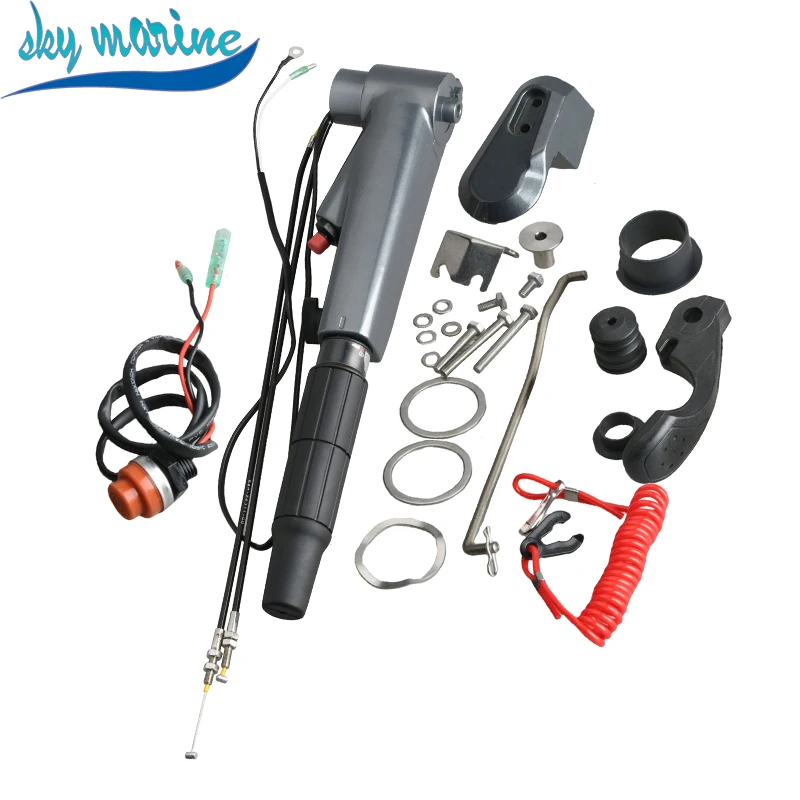 مقبض التوجيه عاصي 6AH-W0084 لياماها محرك خارجي 4-السكتة الدماغية F15 F20 15HP 20HP أجزاء محرك القارب 6AH-W0084 -00 6AHW0084